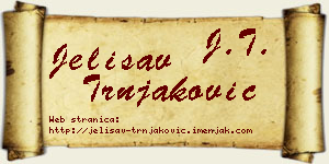 Jelisav Trnjaković vizit kartica